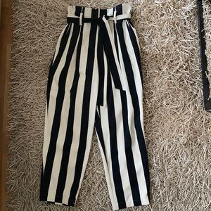 H&M paper-bag pants